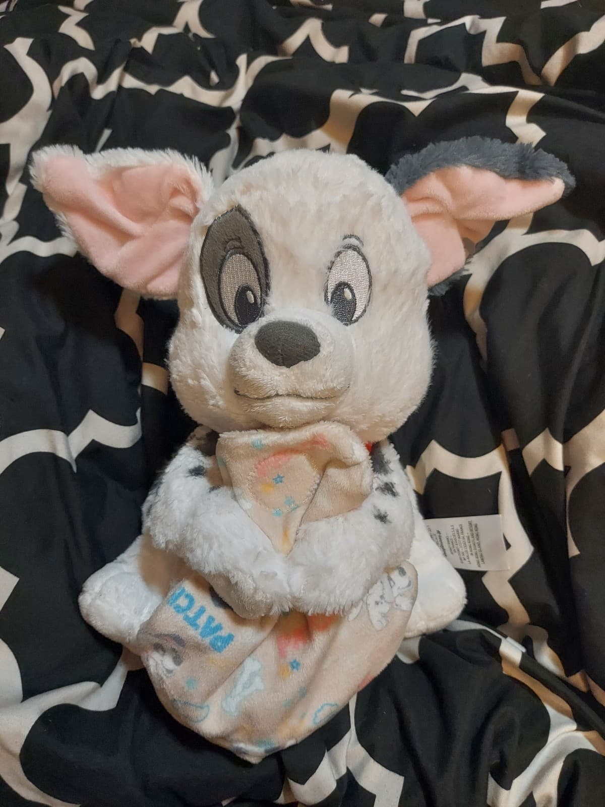 101 Dalmatians Patch Baby Plush with Swaddle Blanket NWOT - Thumbnail 3