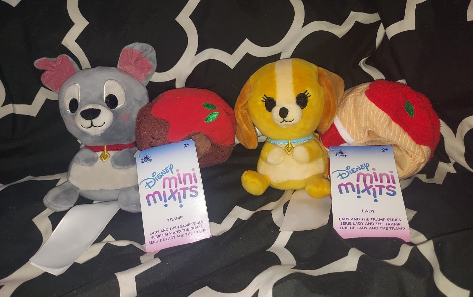 Disney Mini Mix-Its Lady and the Tramp Plush Set of (2) 70th Anniversary NWT - Thumbnail 2
