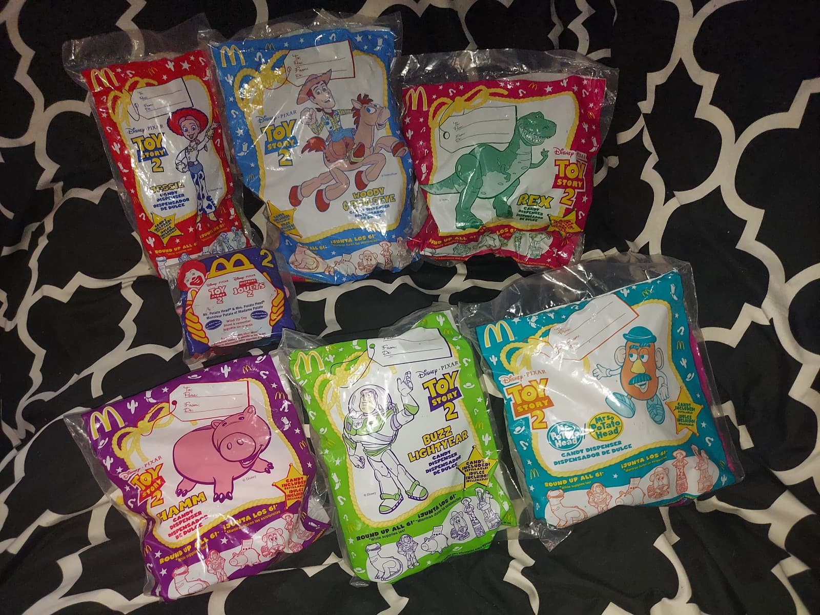 1999 Vintage Toy Story2 McDonald's Candy Dispenser (7)PC Set- BRAND NEW UNOPENED - Thumbnail 8