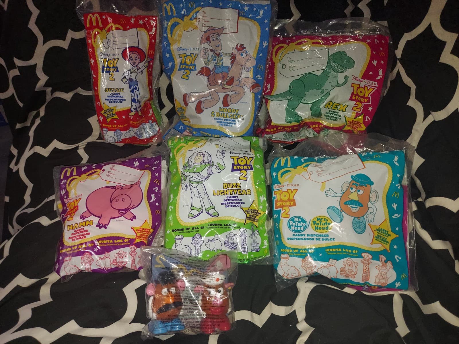 1999 Vintage Toy Story2 McDonald's Candy Dispenser (7)PC Set- BRAND NEW UNOPENED - Thumbnail 9