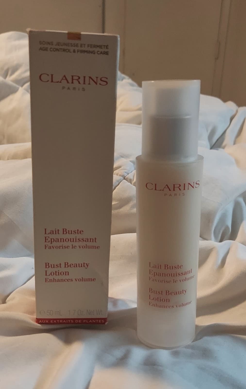 CLARINS Bust Beauty Lotion (1.7 oz) Enhances volume BRAND NEW - Thumbnail 7