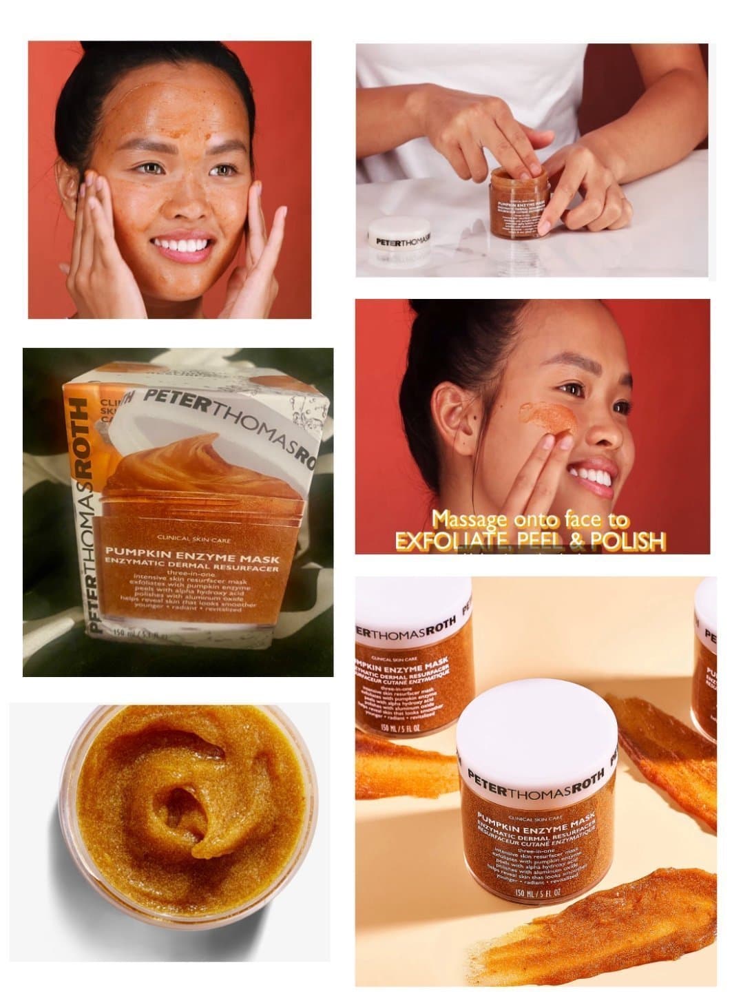 PETER THOMAS ROTH PUMPKIN ENZYME MASK ENZYMATIC DERMAL RESURFACER - BRAND NEW - Thumbnail 3