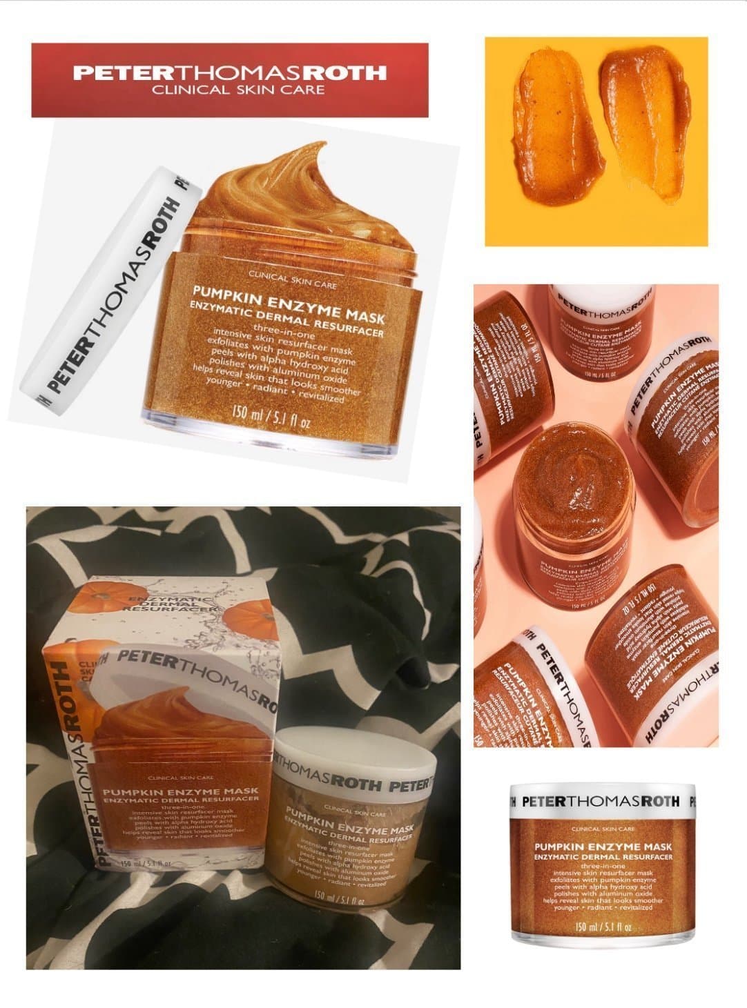 PETER THOMAS ROTH PUMPKIN ENZYME MASK ENZYMATIC DERMAL RESURFACER - BRAND NEW - Thumbnail 2