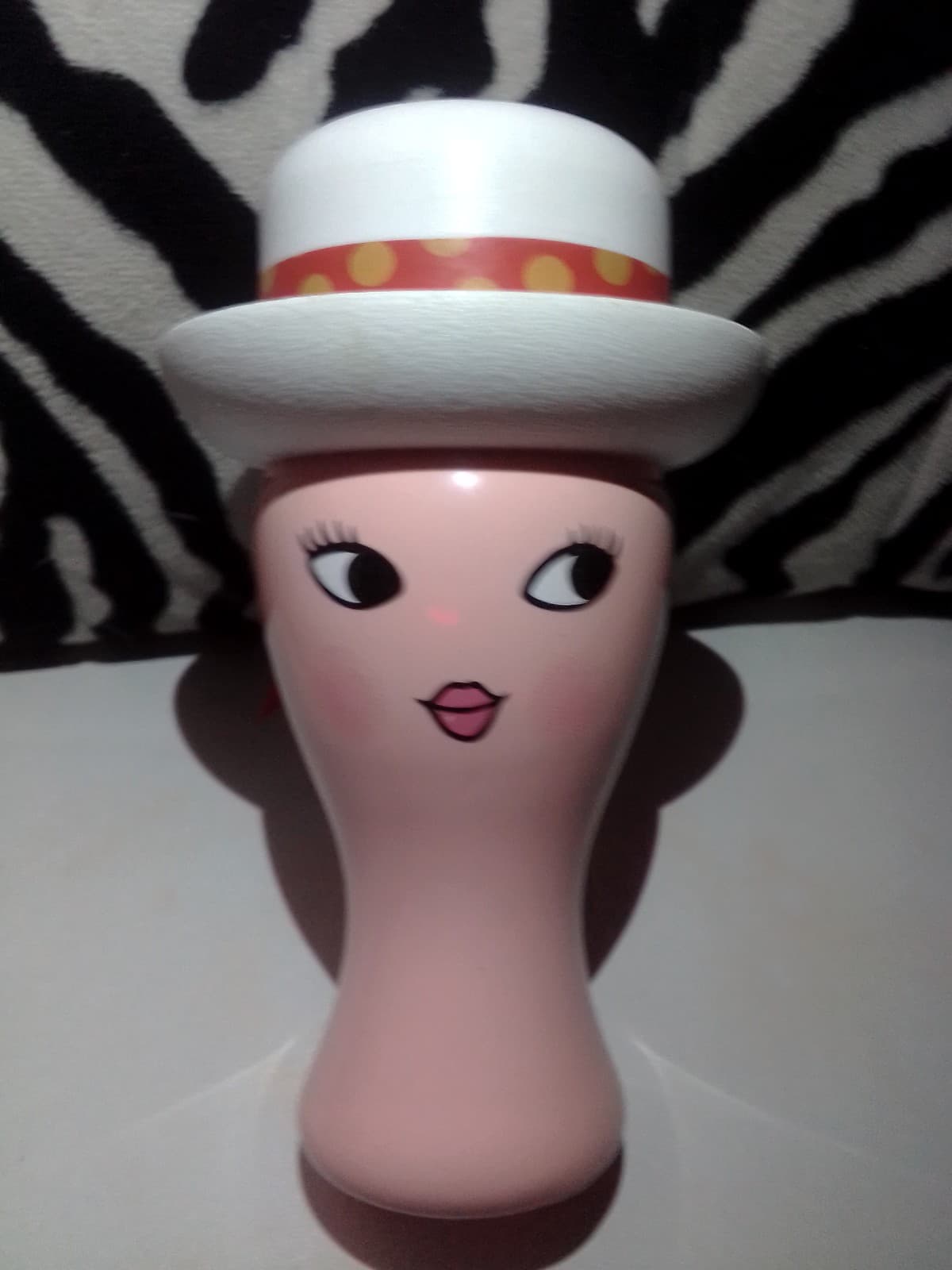 VINTAGE AVON PINK MISS LOLLYPOP COLOGNE BOTTLE Collectible Fragrance Bottle - Thumbnail 2