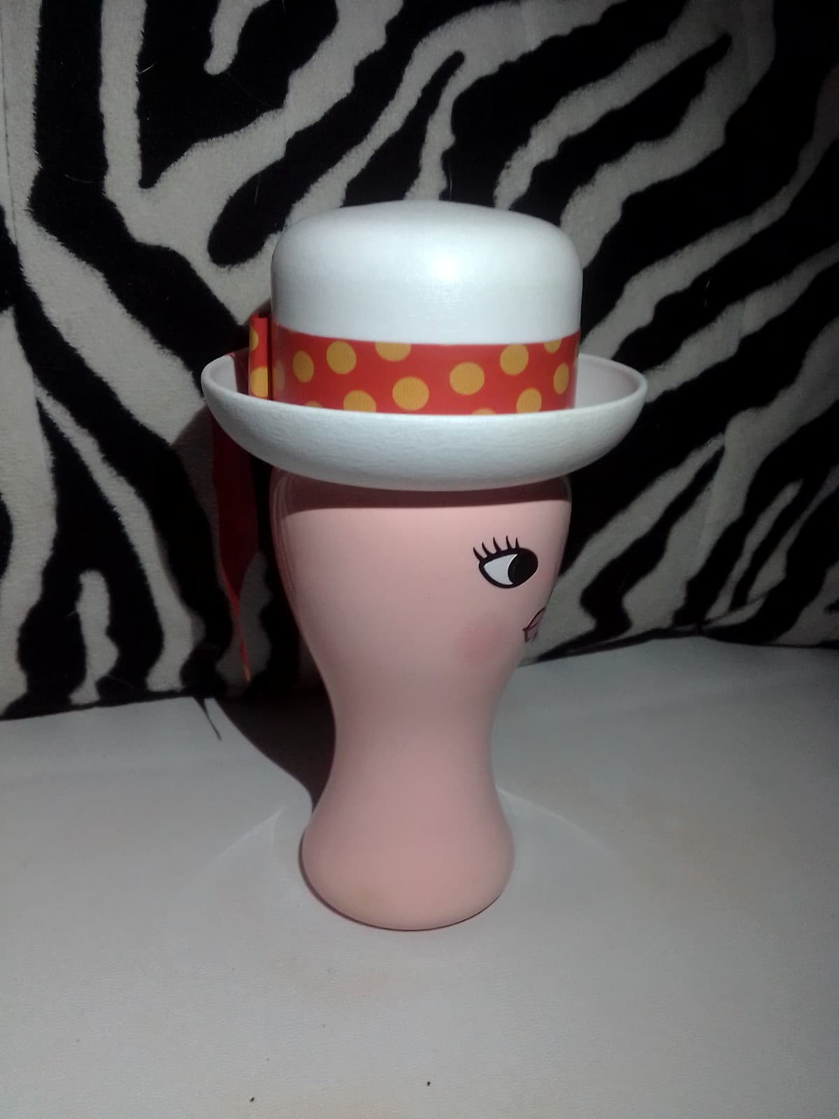 VINTAGE AVON PINK MISS LOLLYPOP COLOGNE BOTTLE Collectible Fragrance Bottle - Thumbnail 4