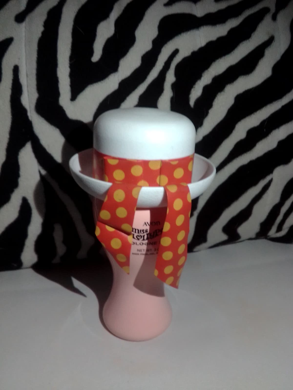 VINTAGE AVON PINK MISS LOLLYPOP COLOGNE BOTTLE Collectible Fragrance Bottle - Thumbnail 5