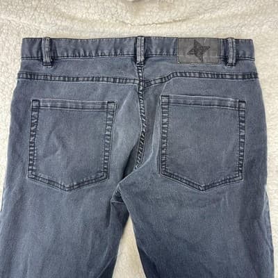 BCBGeneration Skinny Jeans Womens 27 Blue Charcoal Wash Slim Stretch Denim - Thumbnail 6