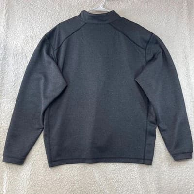 Pebble Beach Pullover Mens Large Gray 1/4 Zip Lightweight Performance Golf Top - Thumbnail 2