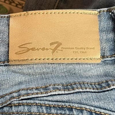 Seven7 Jeans Womens 18 Blue Light Wash Skinny Booty Shaper Stretch Denim Slim - Thumbnail 5