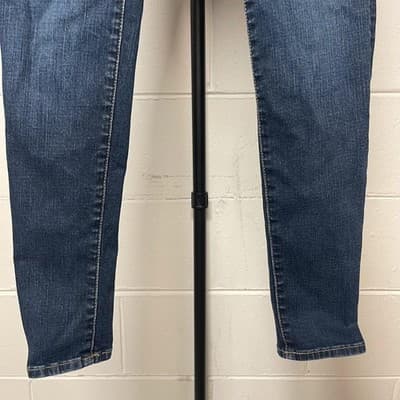 KUT From The Kloth Skinny Jeans Womens 4 Blue Med Wash Mid Rise Stretch Denim - Thumbnail 3