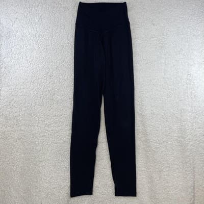 OFFLINE By Aerie Leggings Womens XS Black High Rise 7/8 Real Me Yoga Ankle Pants
