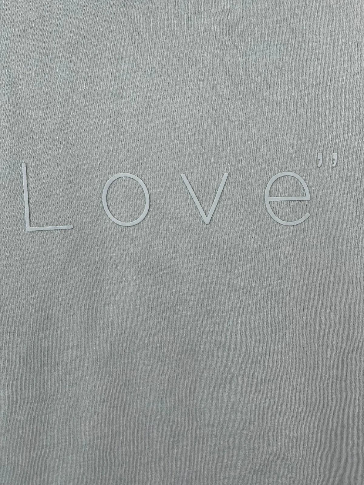 Men's Denim & Flower Ricky Singh Love Graphic Fleece Sweatshirt Blue Size M - Thumbnail 3