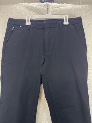 BOSS By Hugo Boss Kaito Slim Fit Navy Stretch Chino Pants Men's US 34R EU 50 - Thumbnail 2
