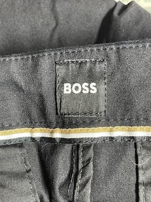 BOSS By Hugo Boss Kaito Slim Fit Navy Stretch Chino Pants Men's US 34R EU 50 - Thumbnail 7