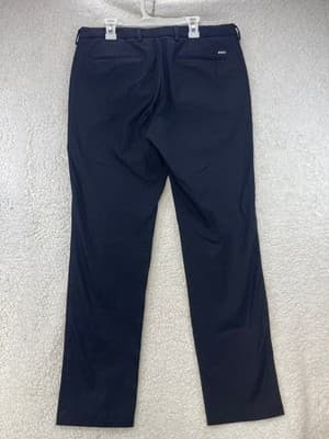 BOSS By Hugo Boss Kaito Slim Fit Navy Stretch Chino Pants Men's US 34R EU 50 - Thumbnail 5
