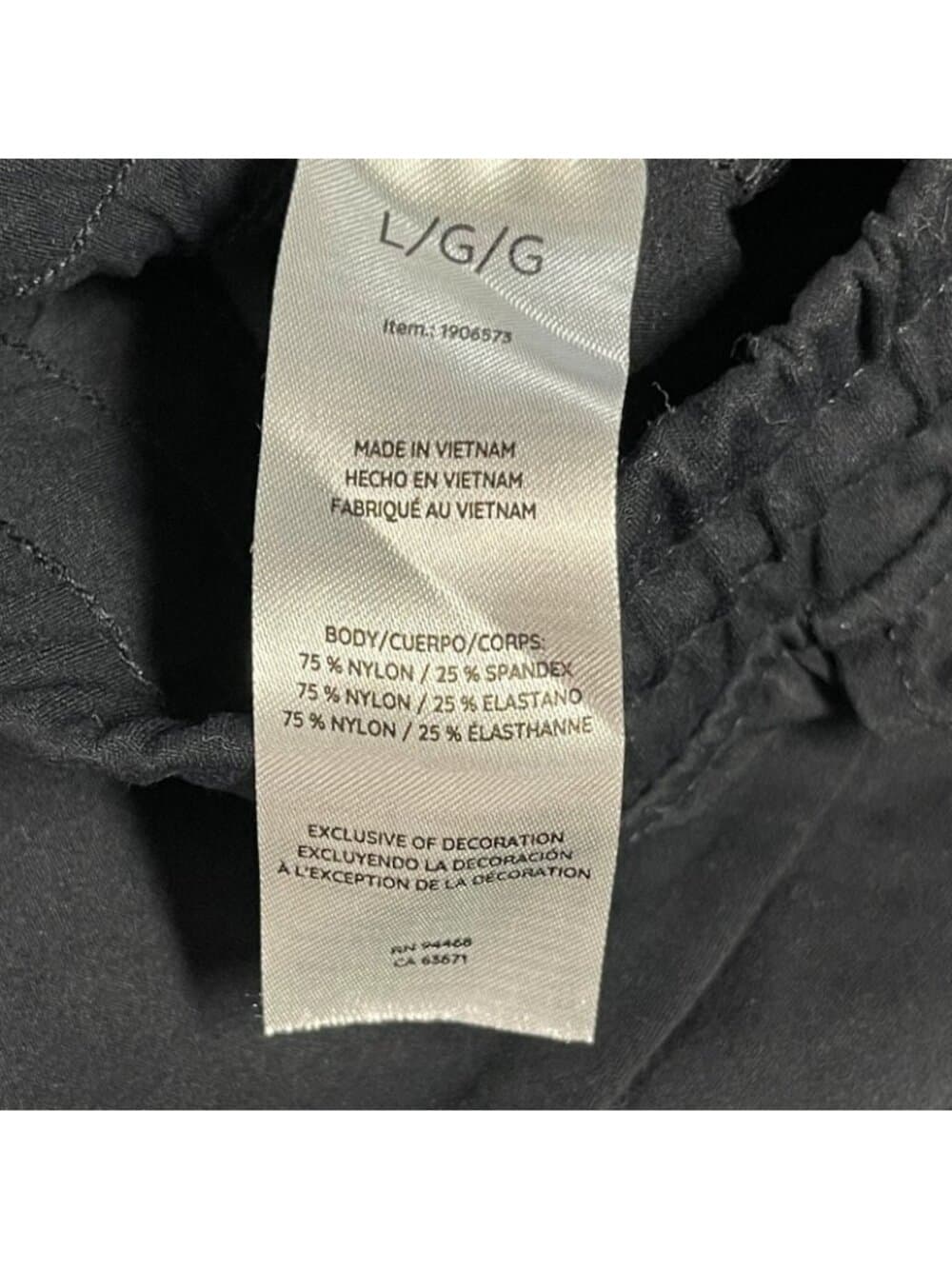 Women's Sage Collective Black Jogger Pants Large Stretch Pull On Athleisure - Thumbnail 5