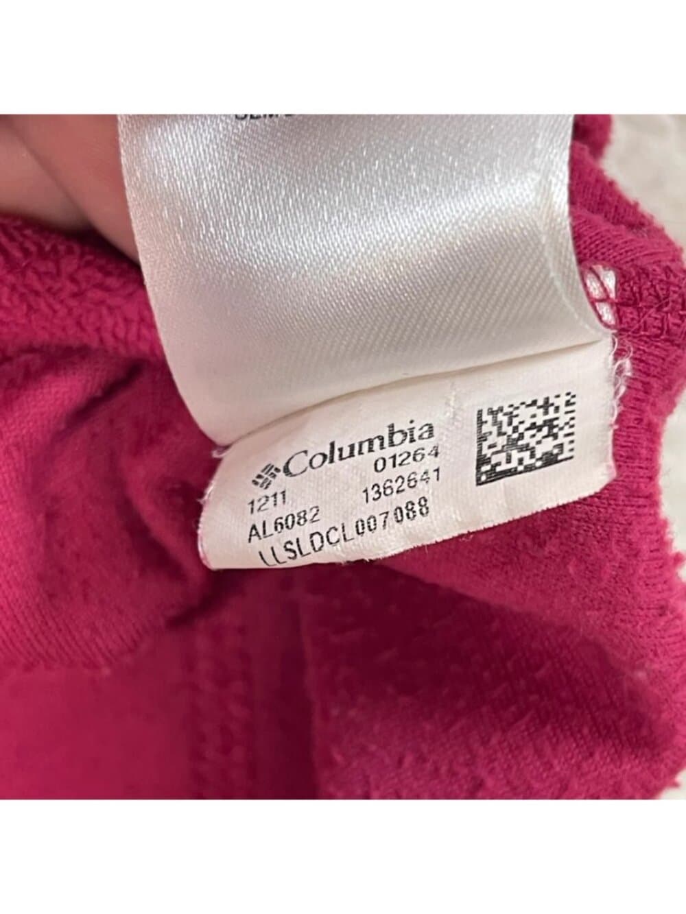 Columbia Women's Fleece Quarter Zip Pullover Pink Large - Thumbnail 6