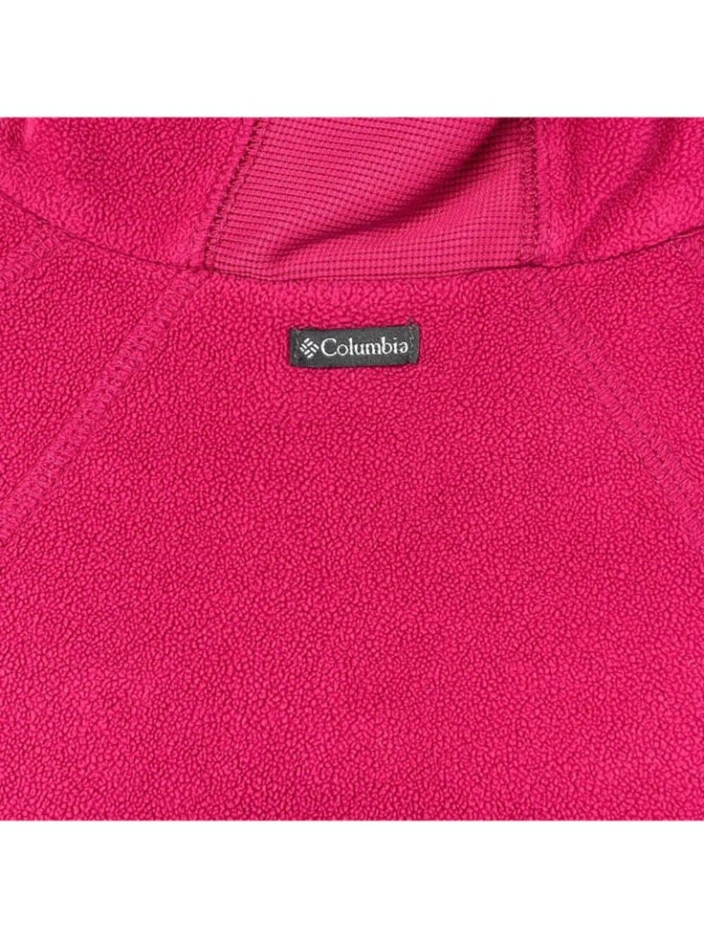 Columbia Women's Fleece Quarter Zip Pullover Pink Large - Thumbnail 3