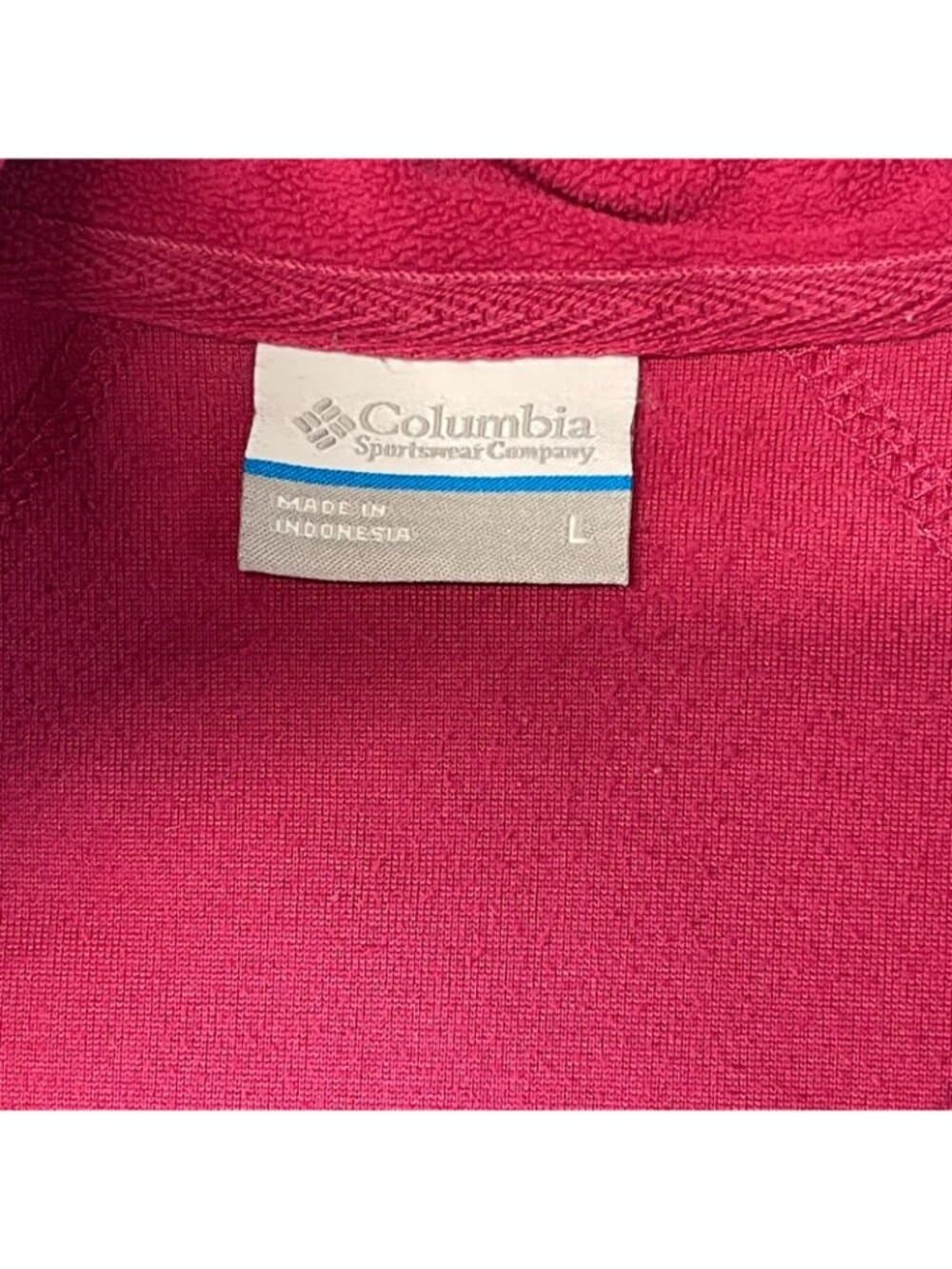 Columbia Women's Fleece Quarter Zip Pullover Pink Large - Thumbnail 4
