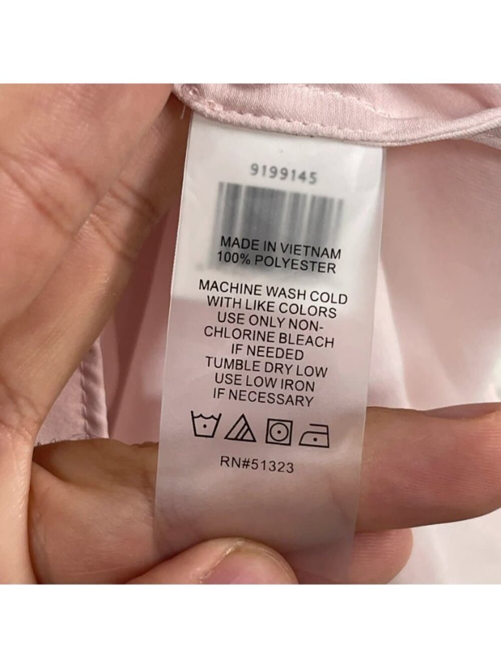 Vince Camuto Women's Small Blush Pink Sleeveless V-Neck High Low Blouse - Thumbnail 5