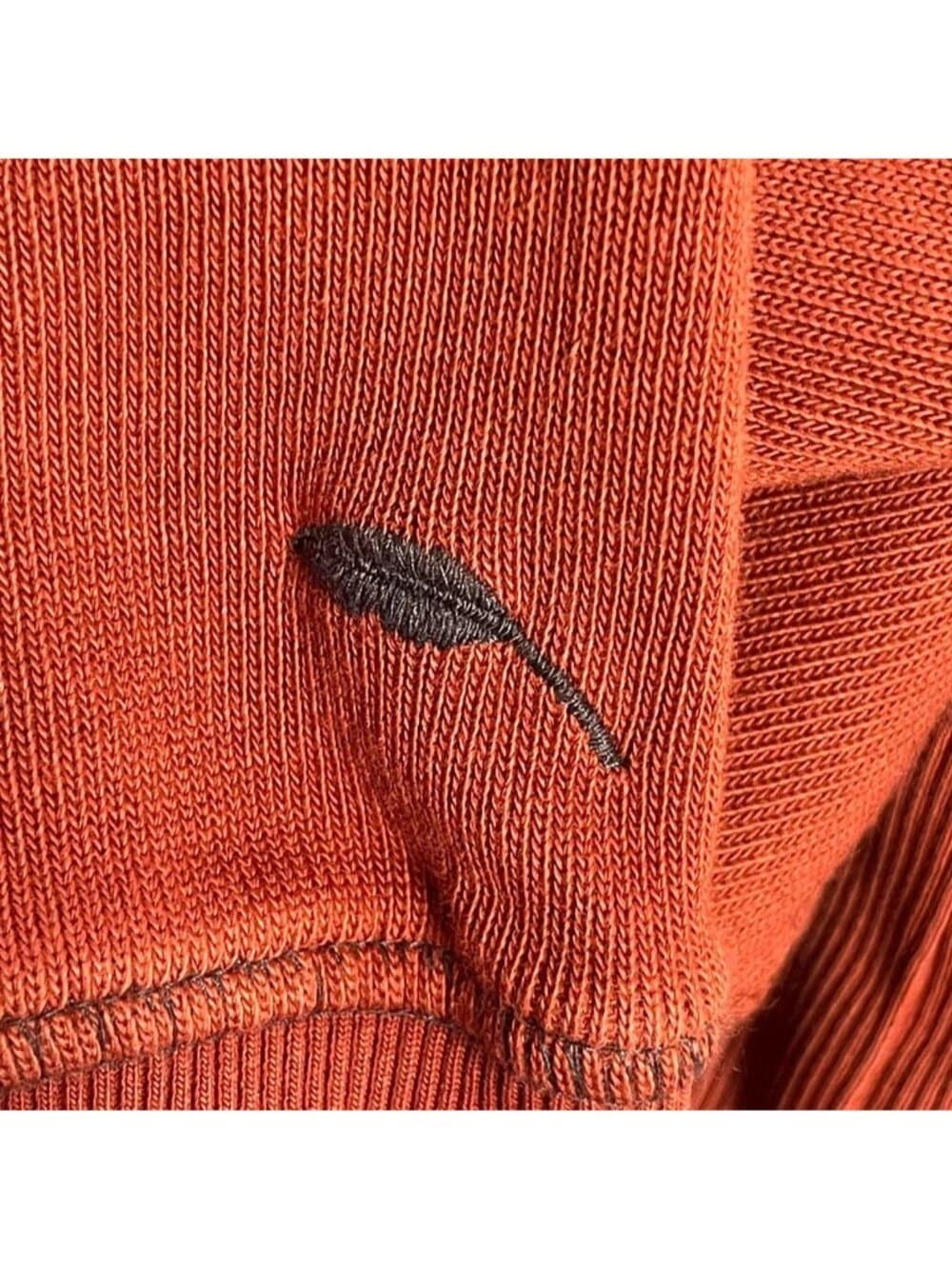 Men’s Bob Timberlake Rust Orange Quarter Zip Sweatshirt Large - Thumbnail 5