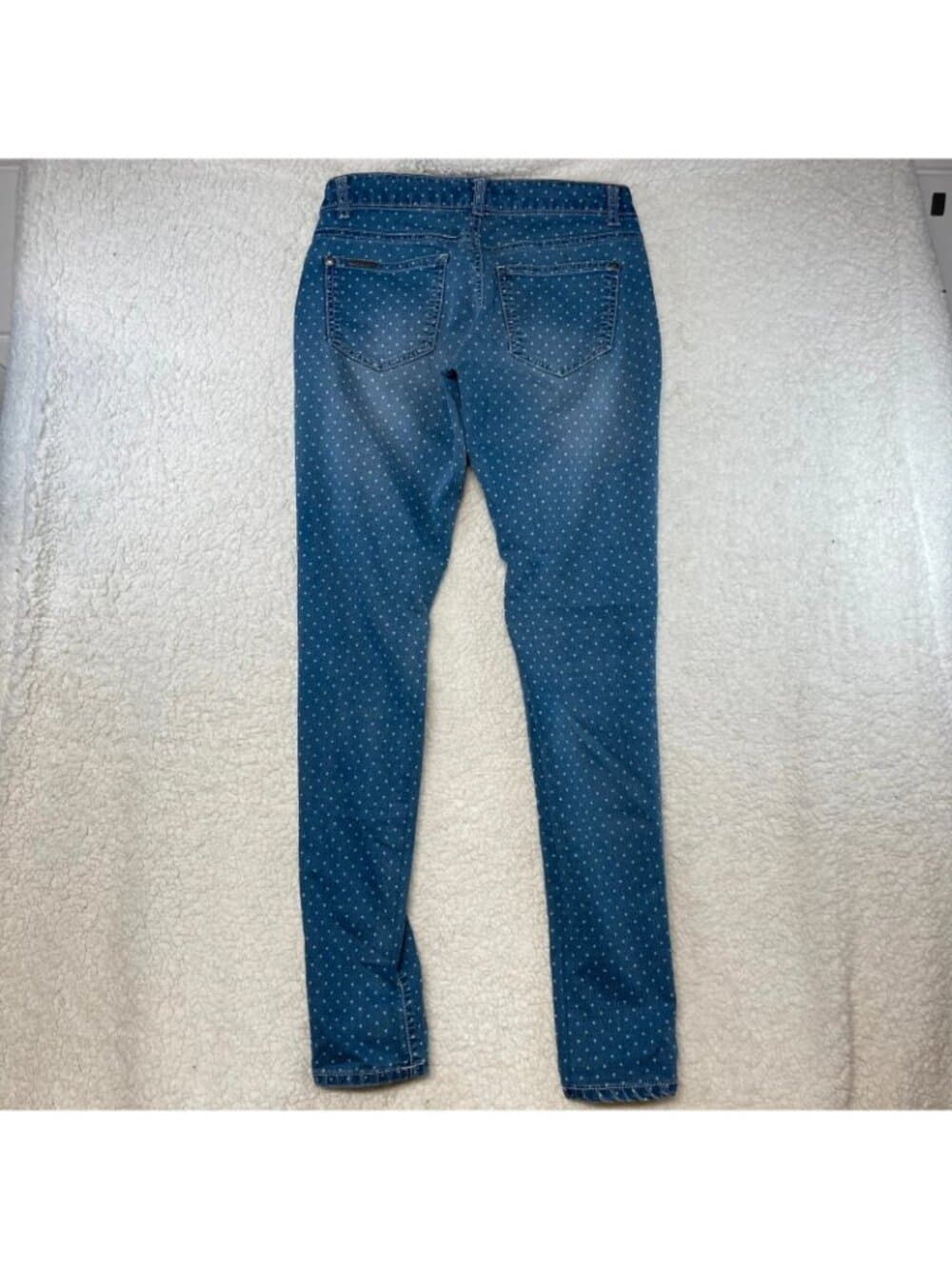 Celebrity Pink Original Denim Polka Dot Skinny Jeans Women's Size 1 Stretch - Thumbnail 3