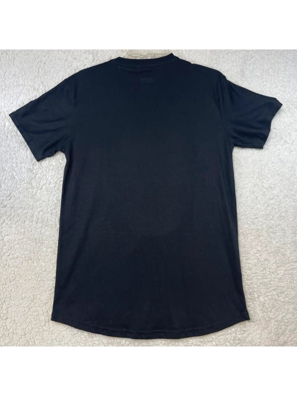 CR24 Black Sequin Skull Graphic T-Shirt Men's Size Small - Thumbnail 4