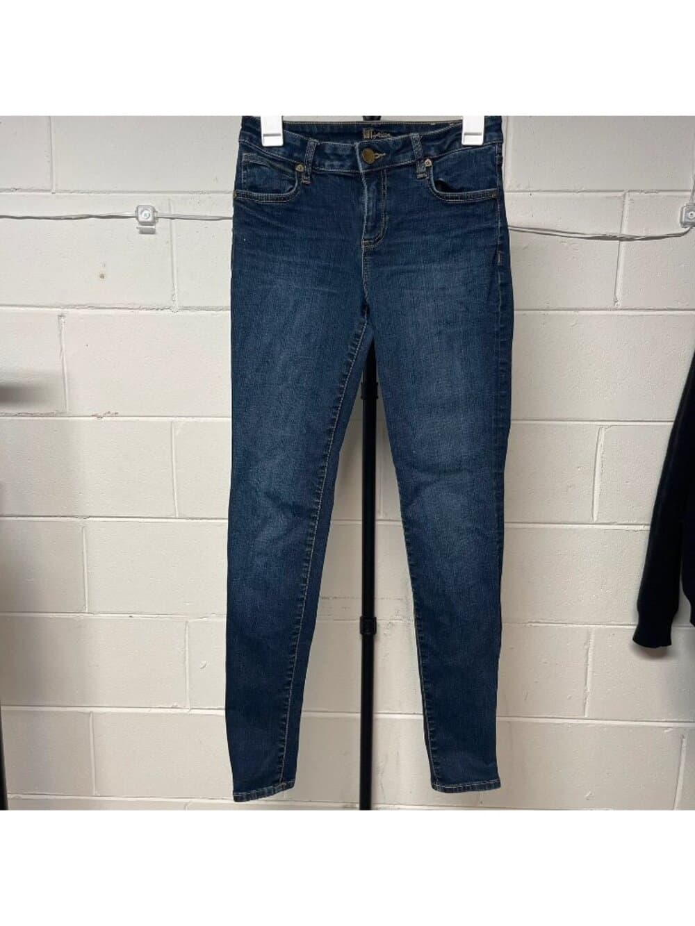 Women’s Kut From The Kloth Dark Wash Skinny Jeans Size 4 Stretch Denim - Thumbnail 8