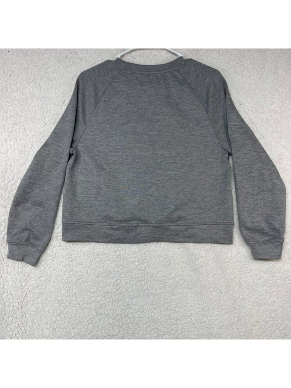 Rae Dunn Wine Time Gray Graphic Pullover Sweatshirt Women's XS Casual - Thumbnail 2
