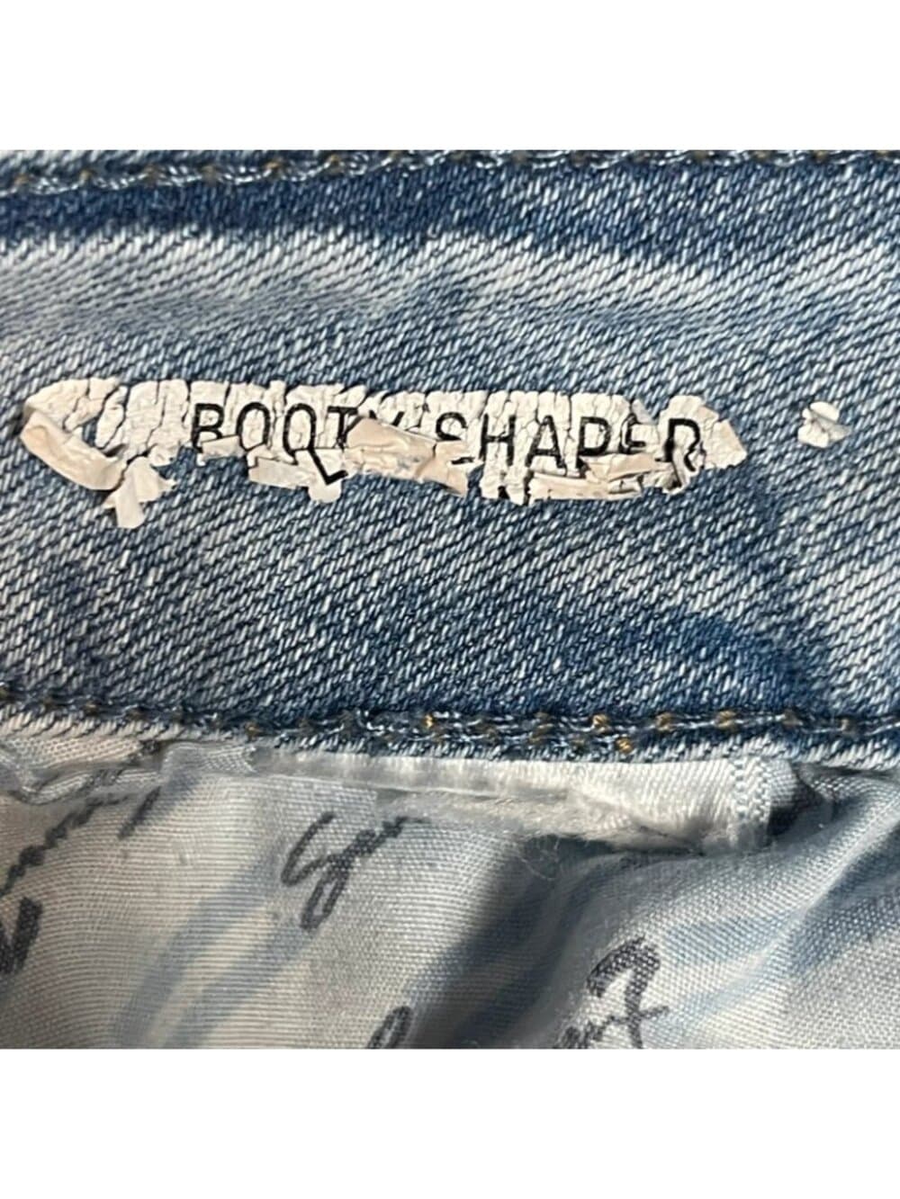 Seven7 Booty Shaper Bootcut Jeans Women’s Size 18 Light Wash Denim - Thumbnail 6