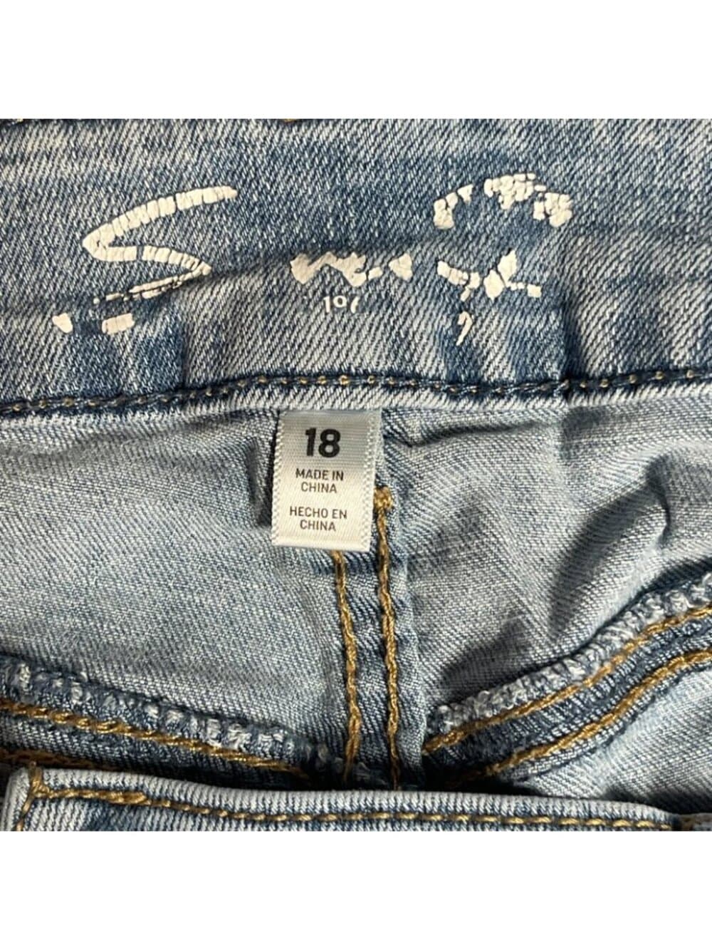 Seven7 Booty Shaper Bootcut Jeans Women’s Size 18 Light Wash Denim - Thumbnail 5