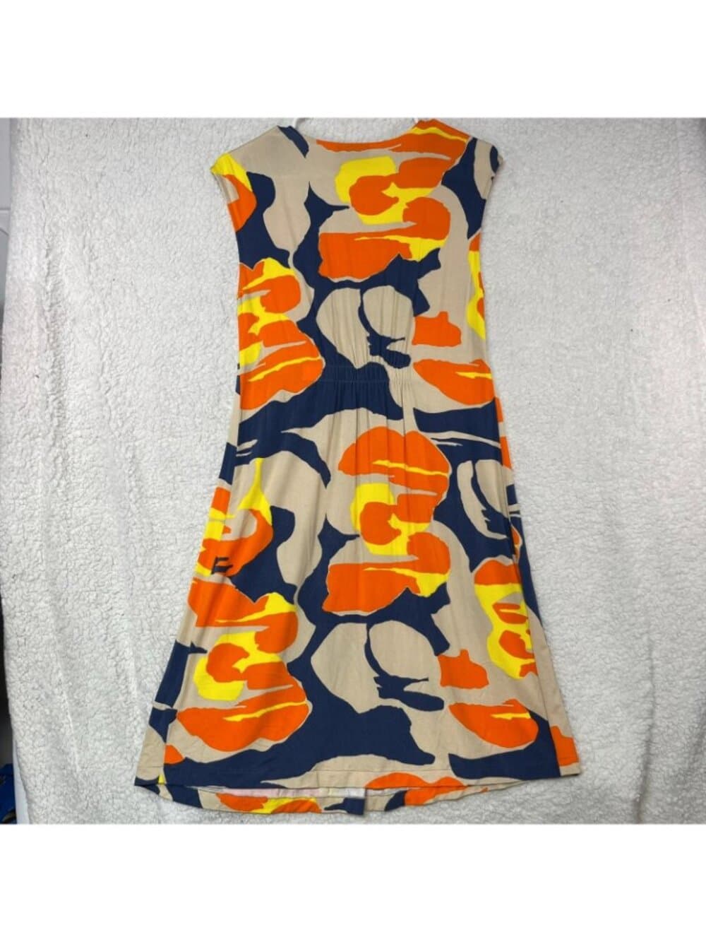 Beige by ECI Women's Abstract Print Sleeveless Empire Waist Dress Size 4 - Thumbnail 2