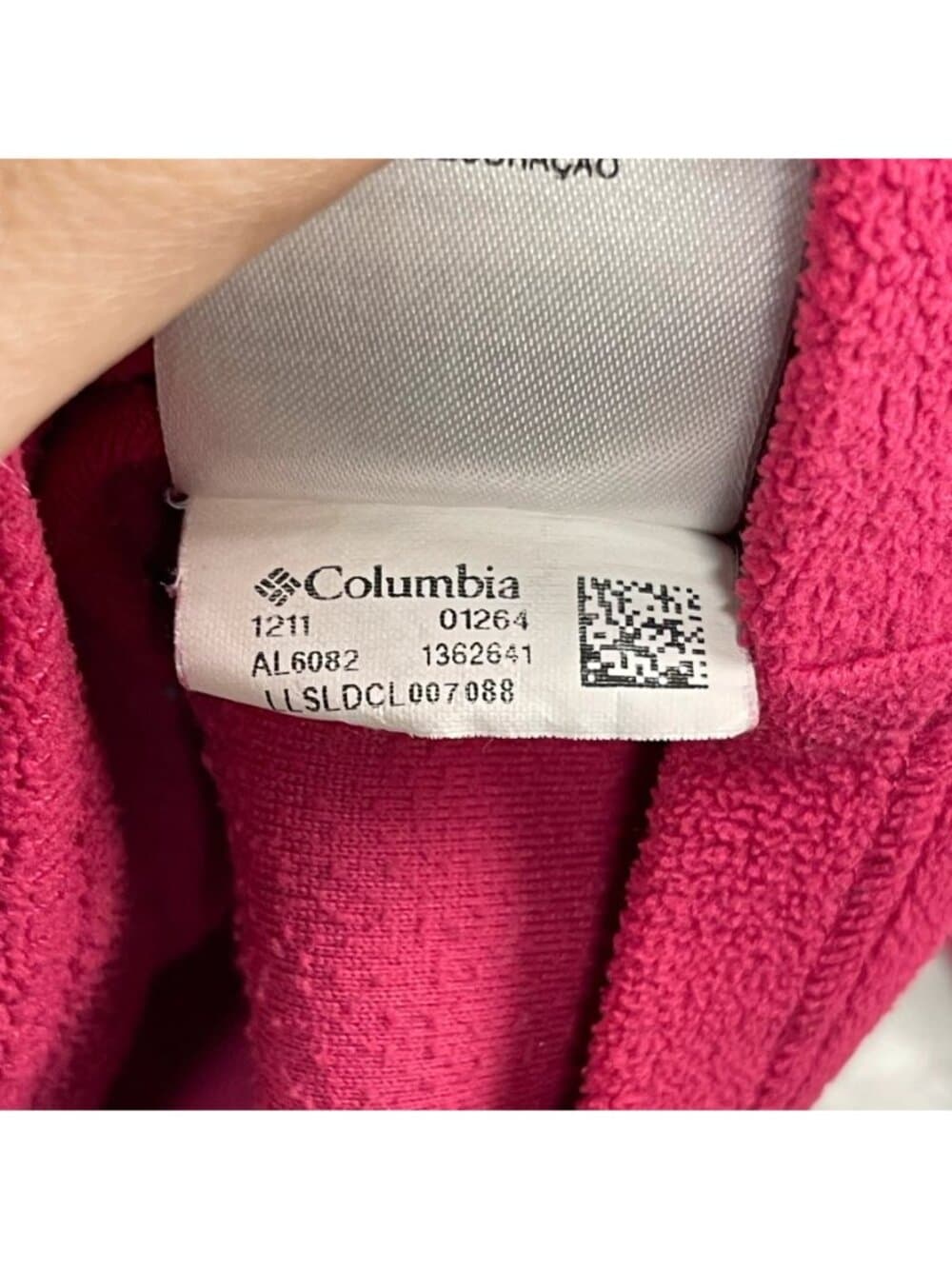 Women's Columbia Fleece Quarter Zip Pullover Pink Size Large - Thumbnail 6