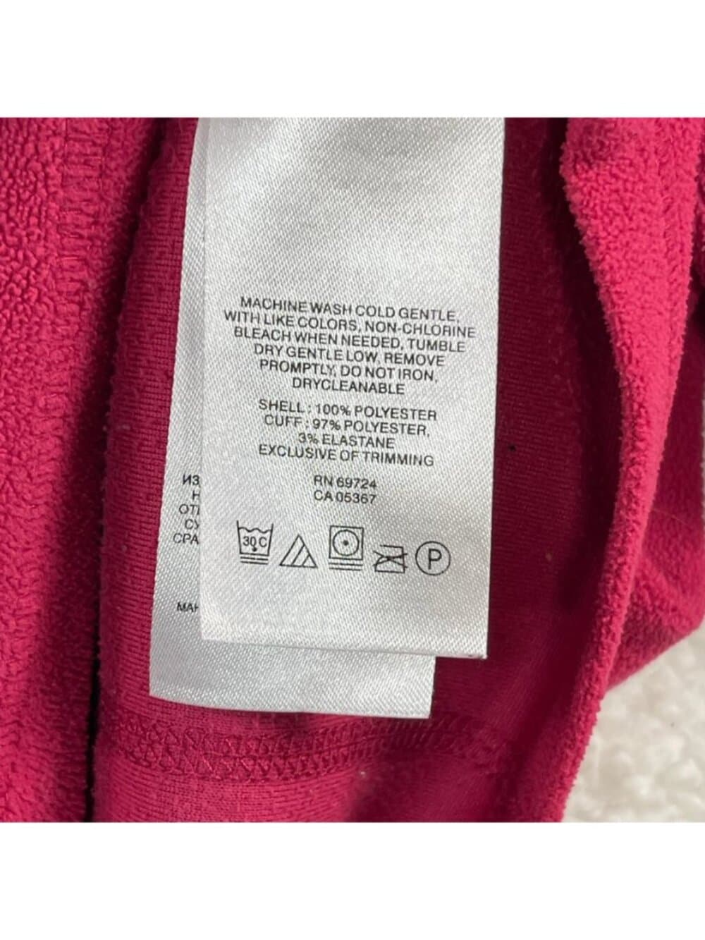 Women's Columbia Fleece Quarter Zip Pullover Pink Size Large - Thumbnail 5