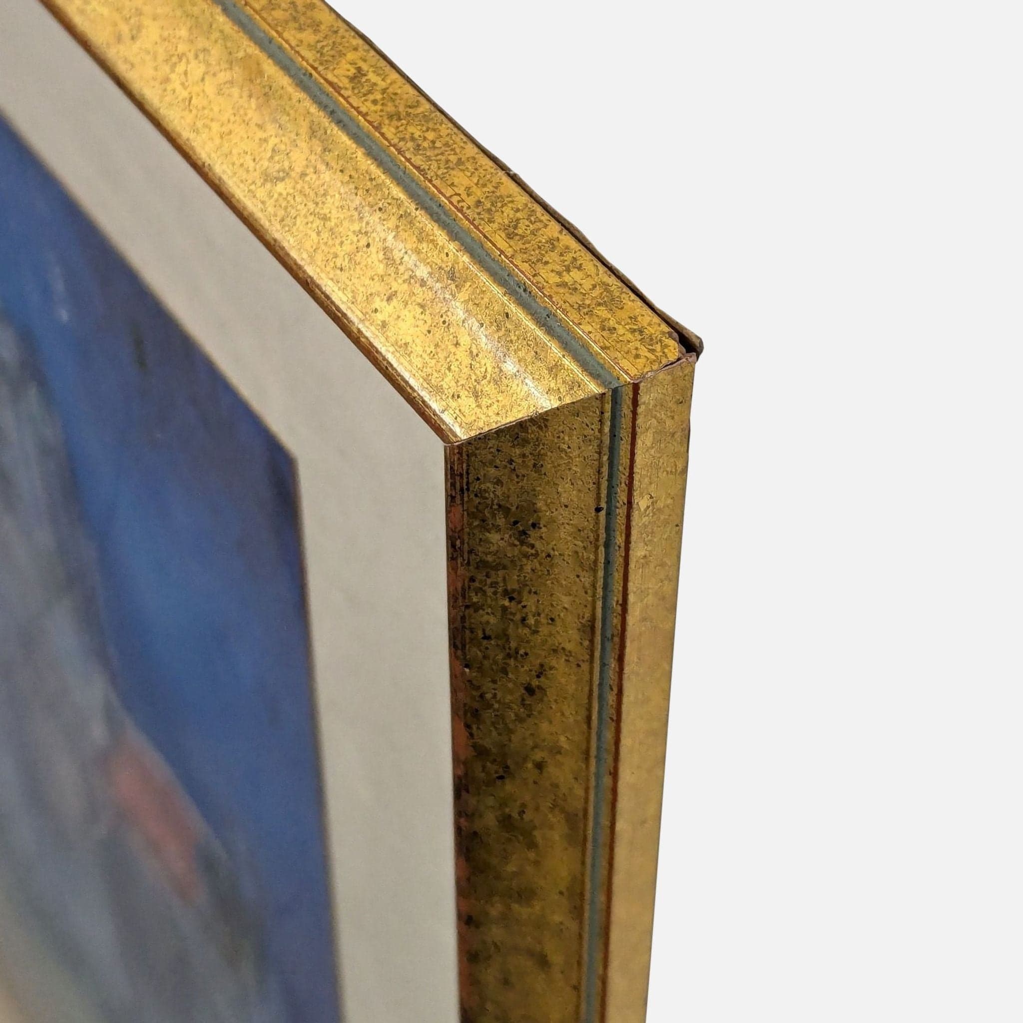 Framed Print of Van Gogh's "The Church at Auvers" with Gold Frame - Thumbnail 4