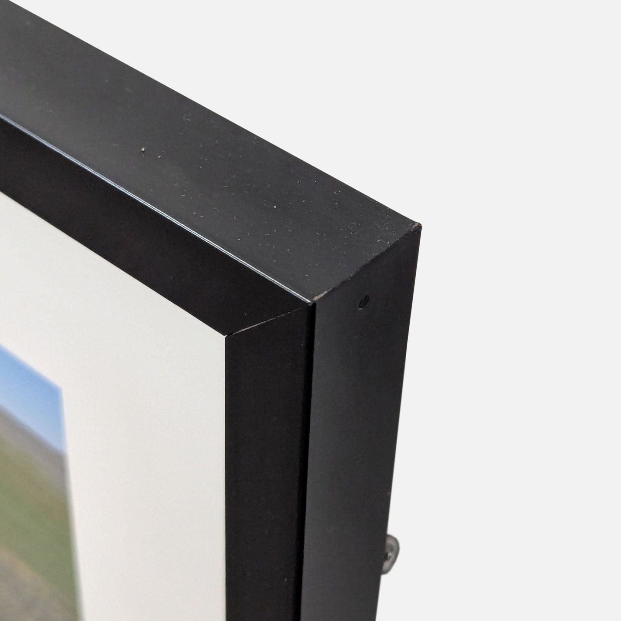 Framed Print of Farmhouse in Open Field Landscape - Thumbnail 4