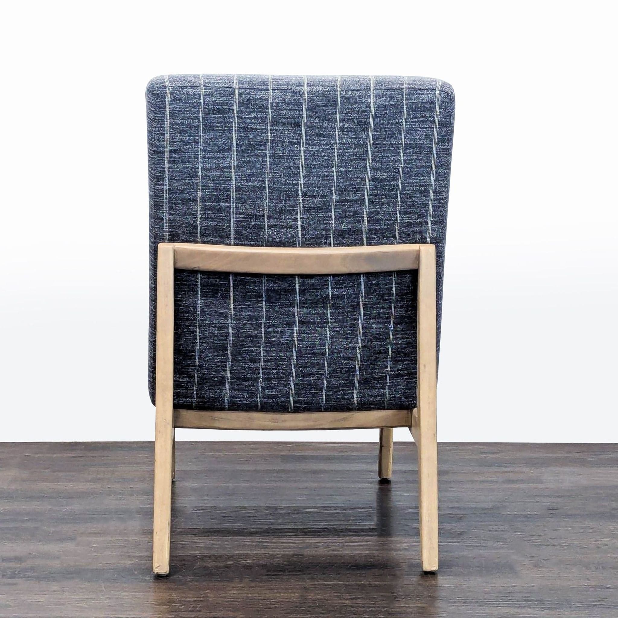 Hearth & Hand with Magnolia for Target Upholstered Slipper Dining Chair – Blue Stripe - Thumbnail 4