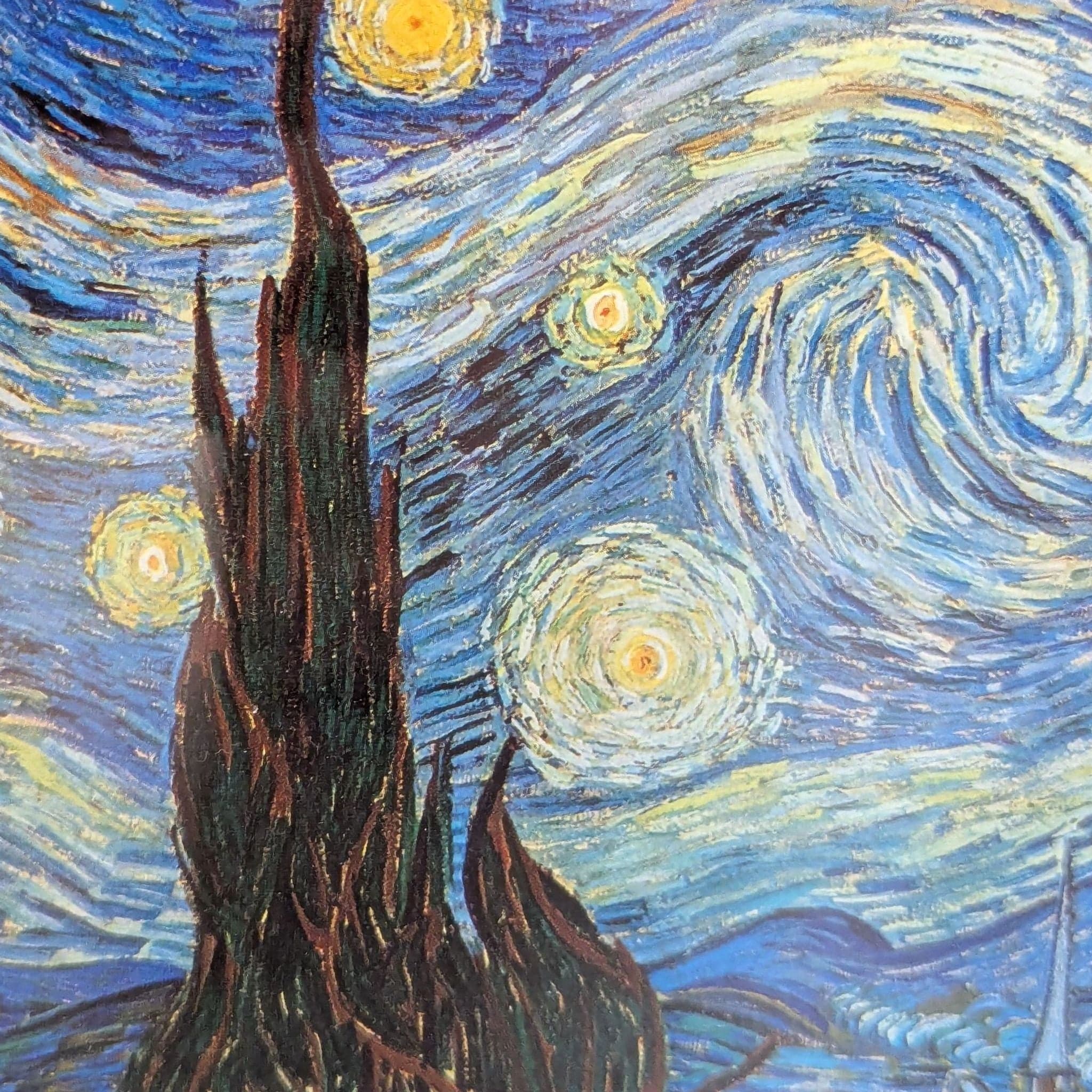 Van Gogh "Starry Night" Framed Art Print – Classic Wall Decor - Thumbnail 2