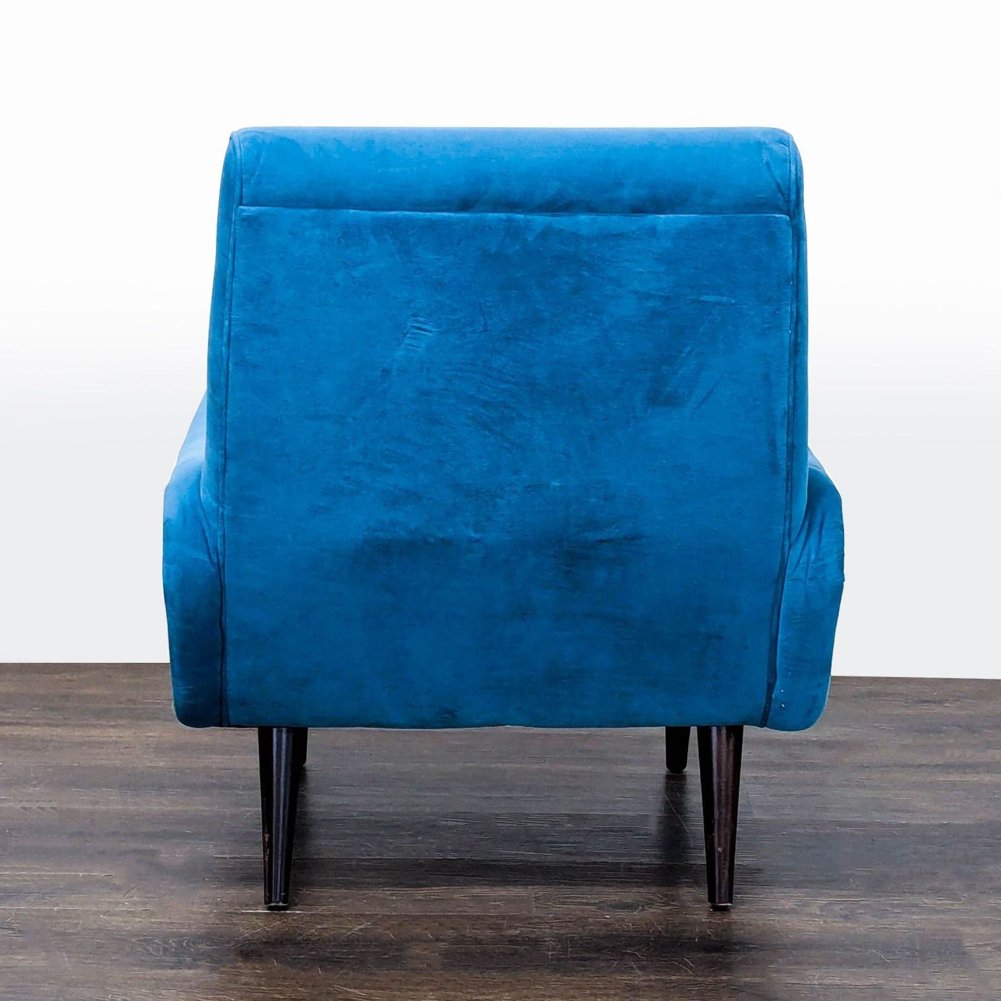 Freestyle Collection Modern Blue Lounge Chair – Stylish and Comfortable Seating - Thumbnail 5