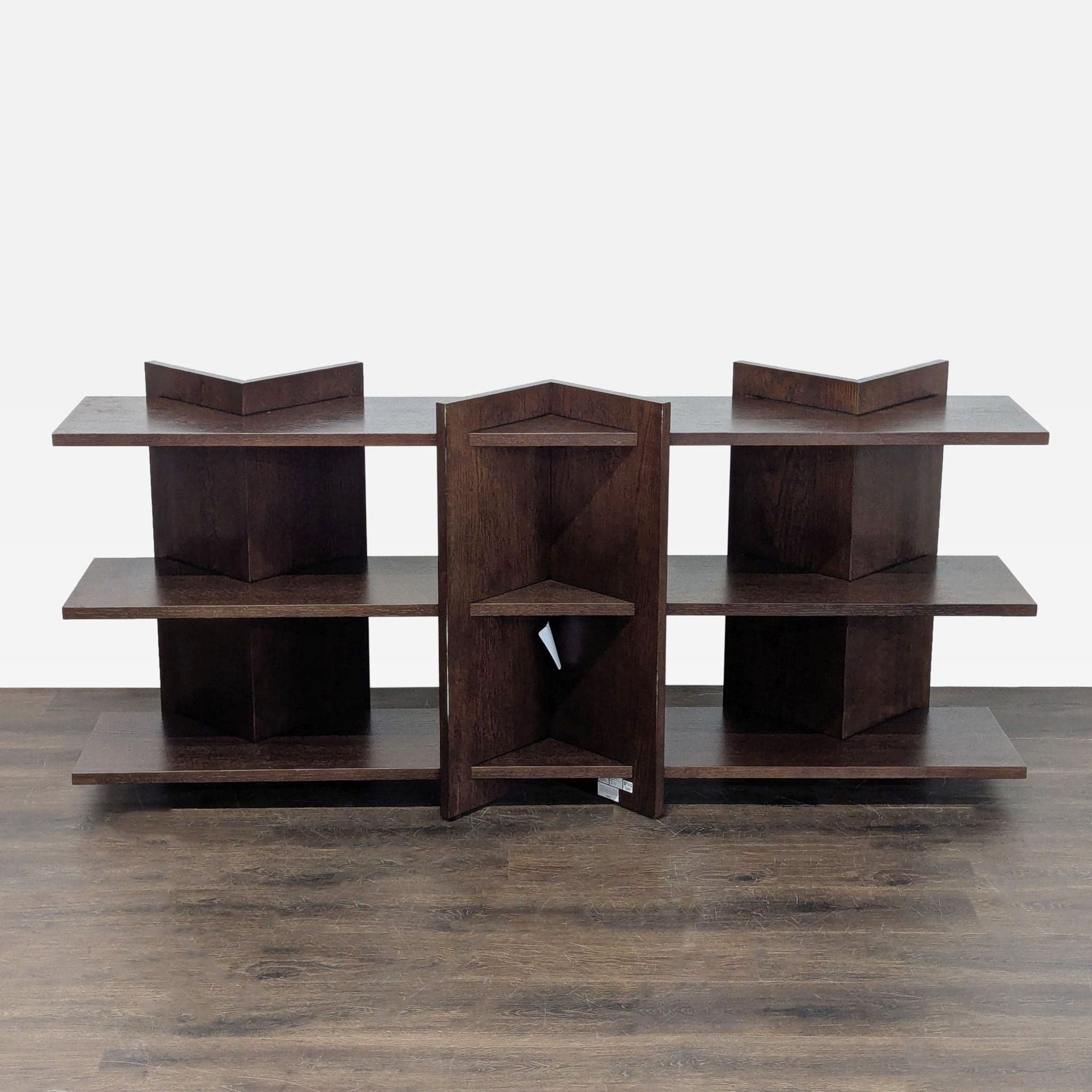 CB2 Sommet Brown Oak Console Table - Thumbnail 2