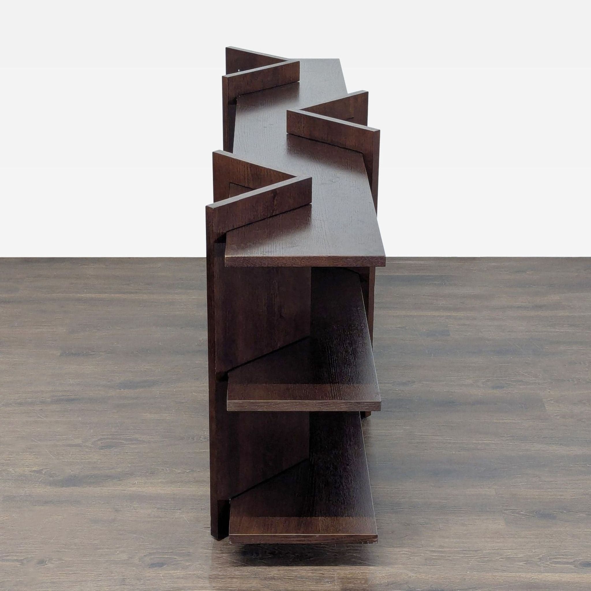 CB2 Sommet Brown Oak Console Table - Thumbnail 8