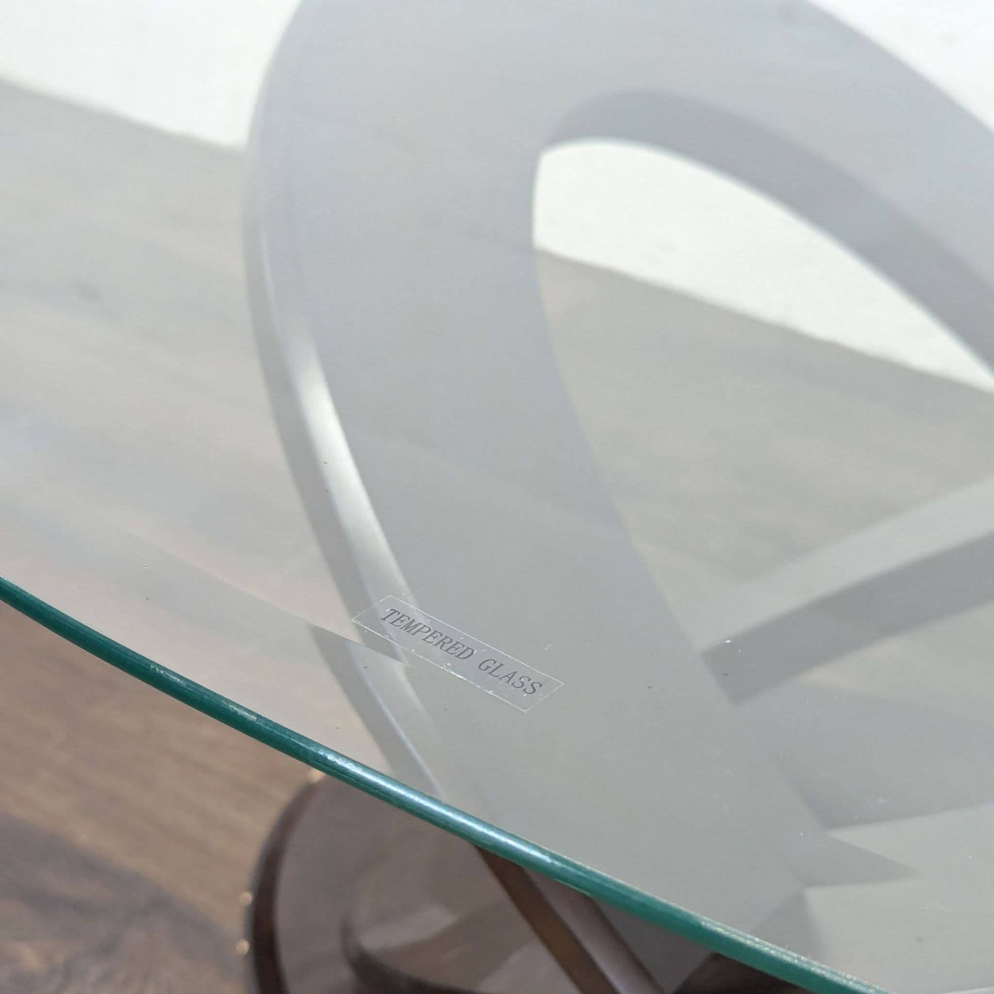 Green World Glass Top Coffee Table - Thumbnail 6