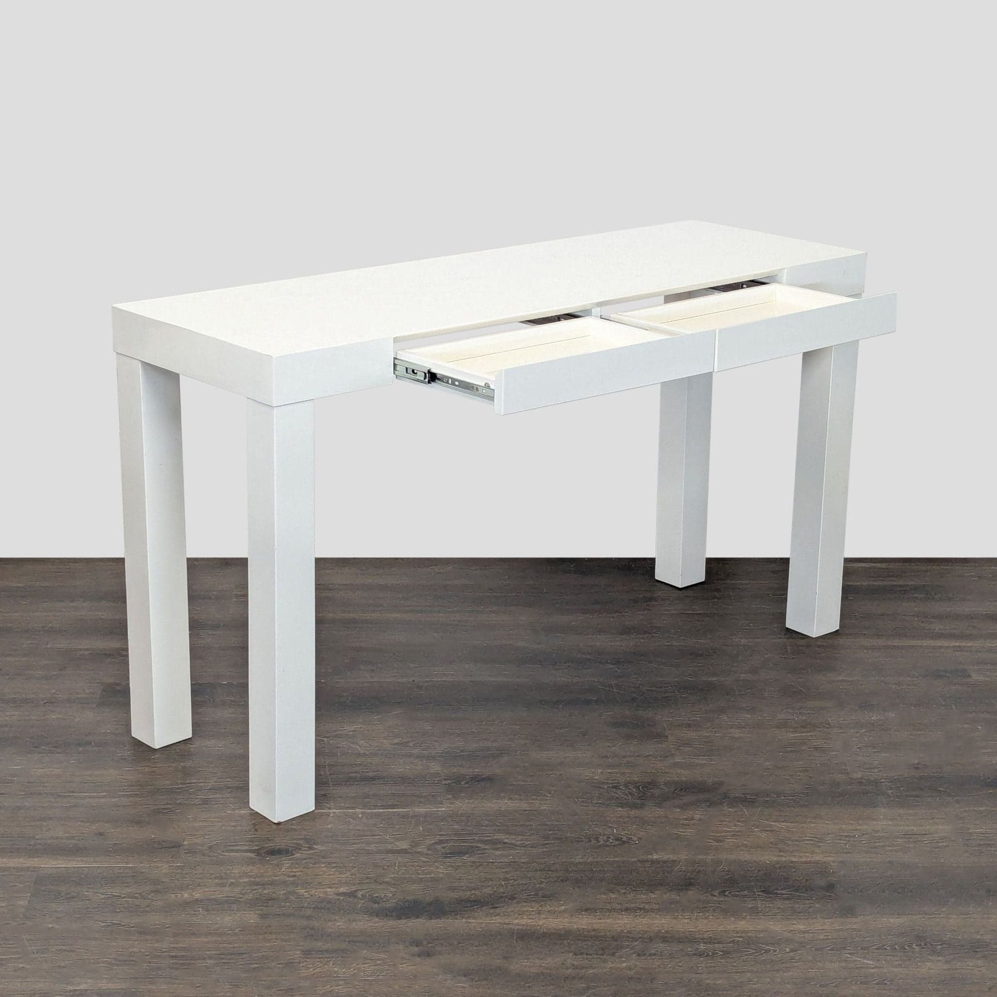 West Elm Parsons White Console - Thumbnail 2