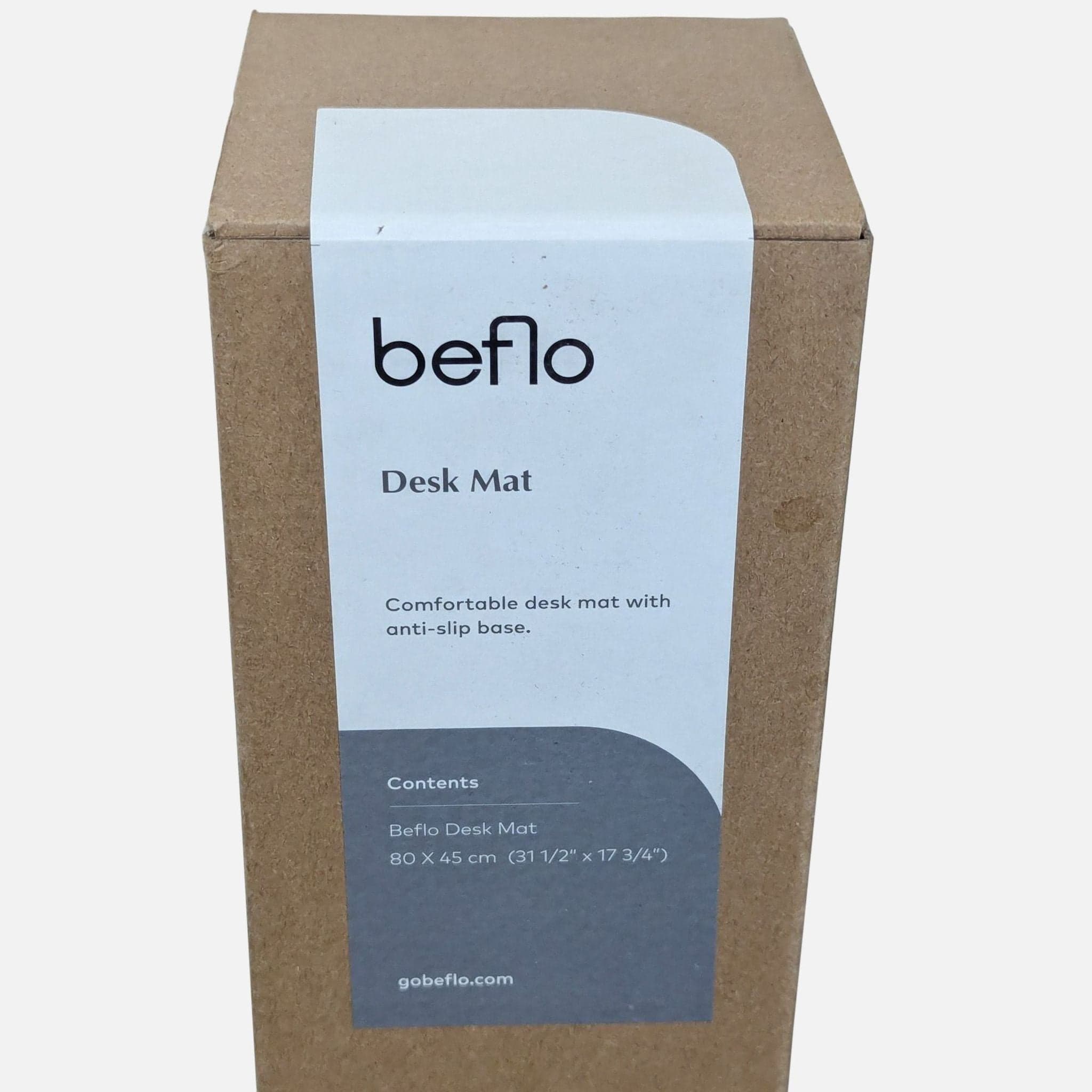 Beflo Modern Desk with Cable Management and Wood Finish - Thumbnail 3