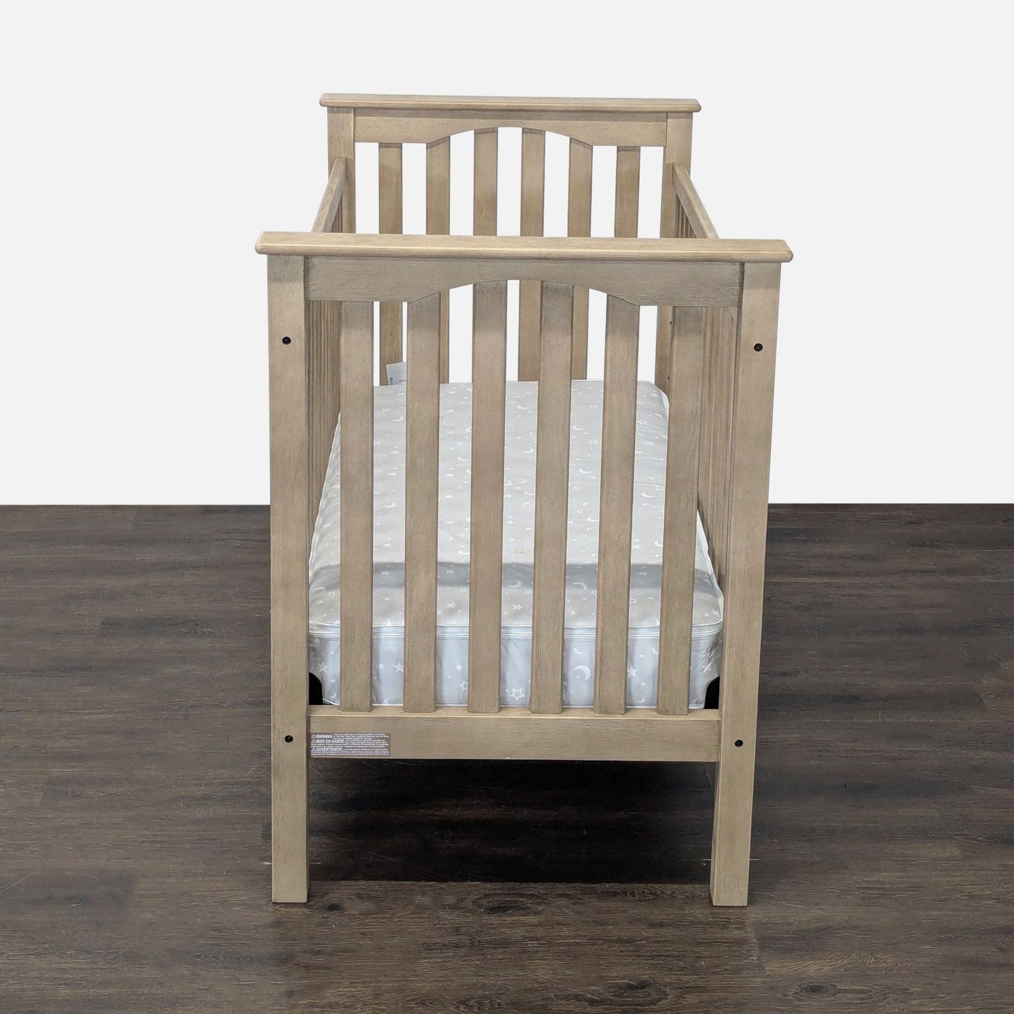 Pottery Barn Kids Classic Kendall Convertible Wood Baby Crib with Lullaby Mattress - Thumbnail 3
