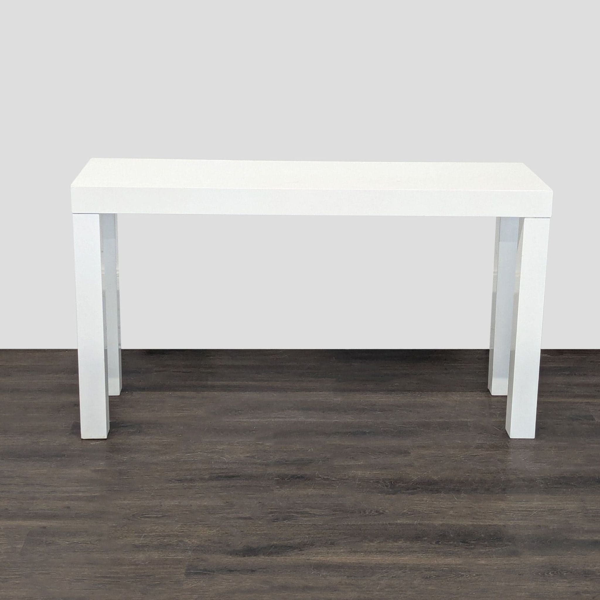 West Elm Parsons White Console - Thumbnail 3