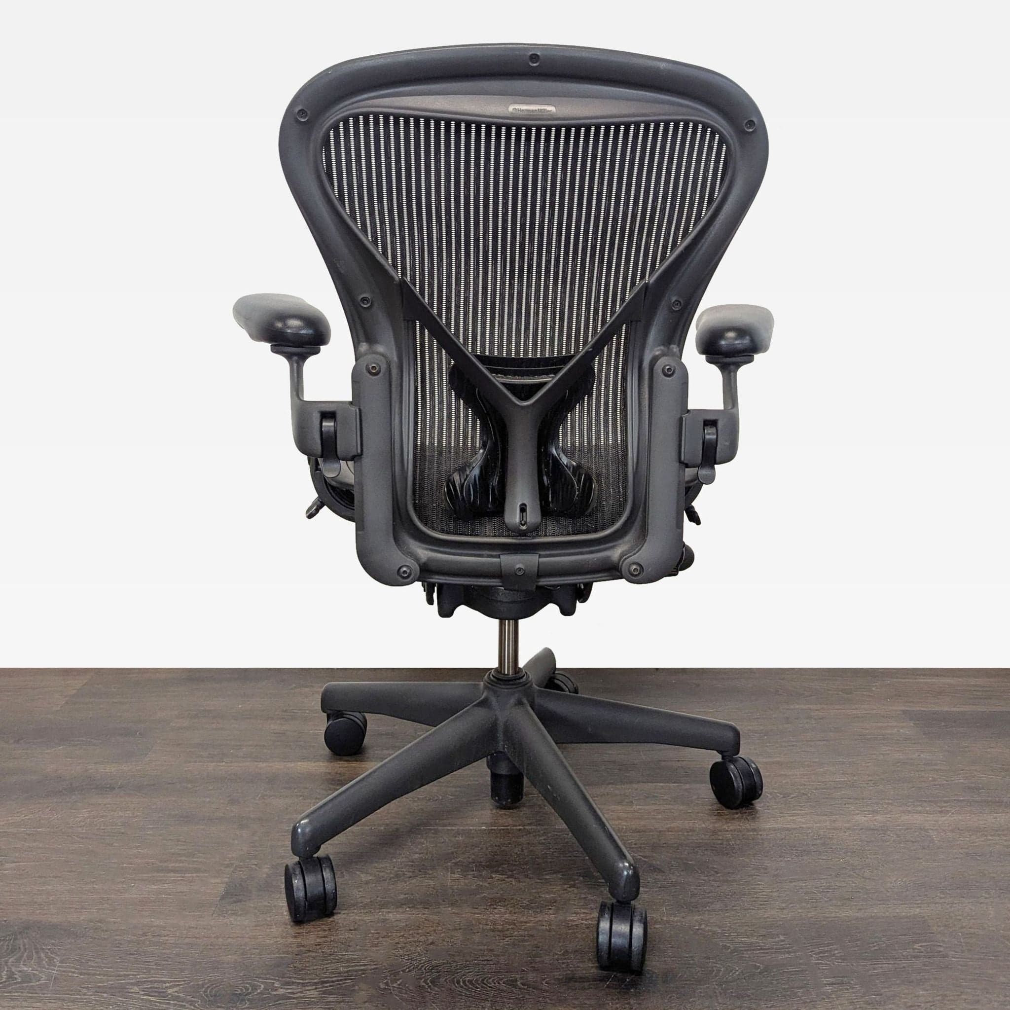 Herman Miller Aeron Size A Ergonomic Office Chair - Black Mesh - Thumbnail 4