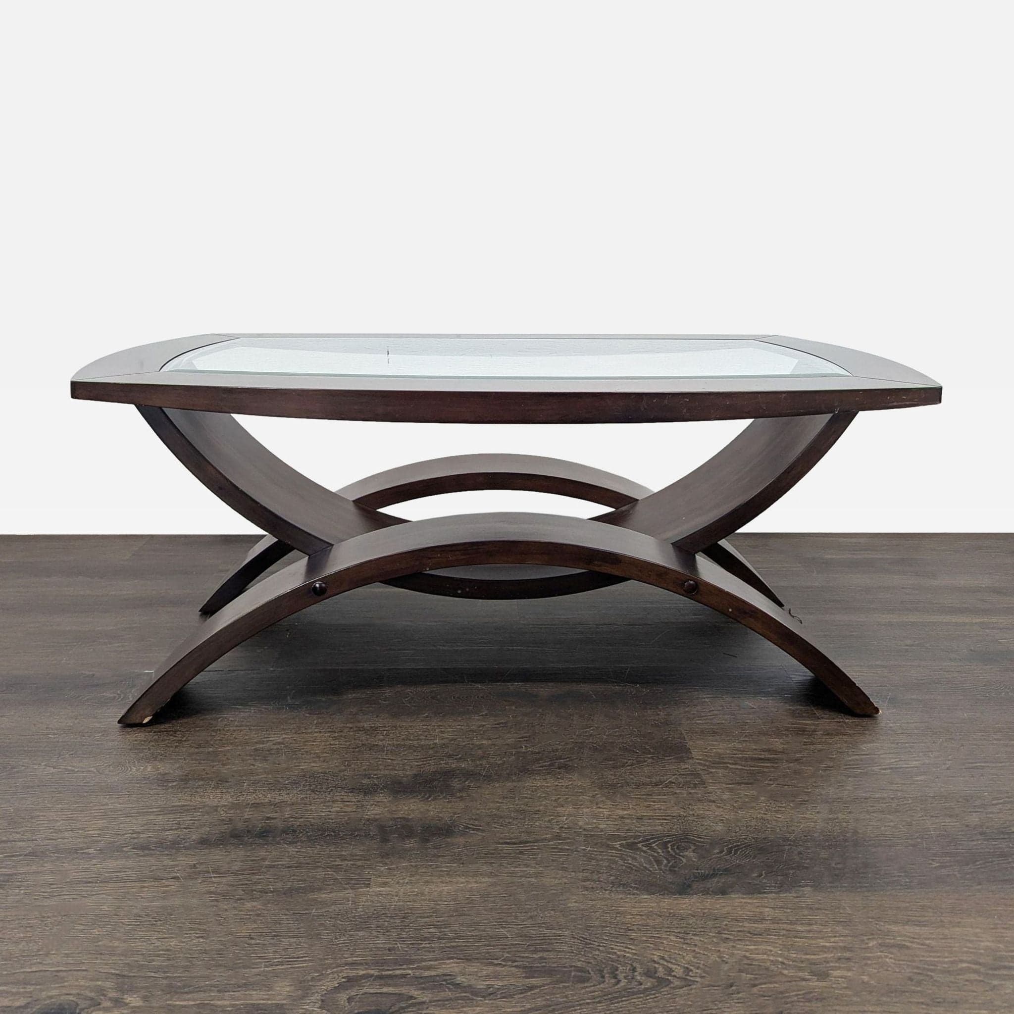 Magnussen Home Furniture Helix Rectangular Cocktail Table