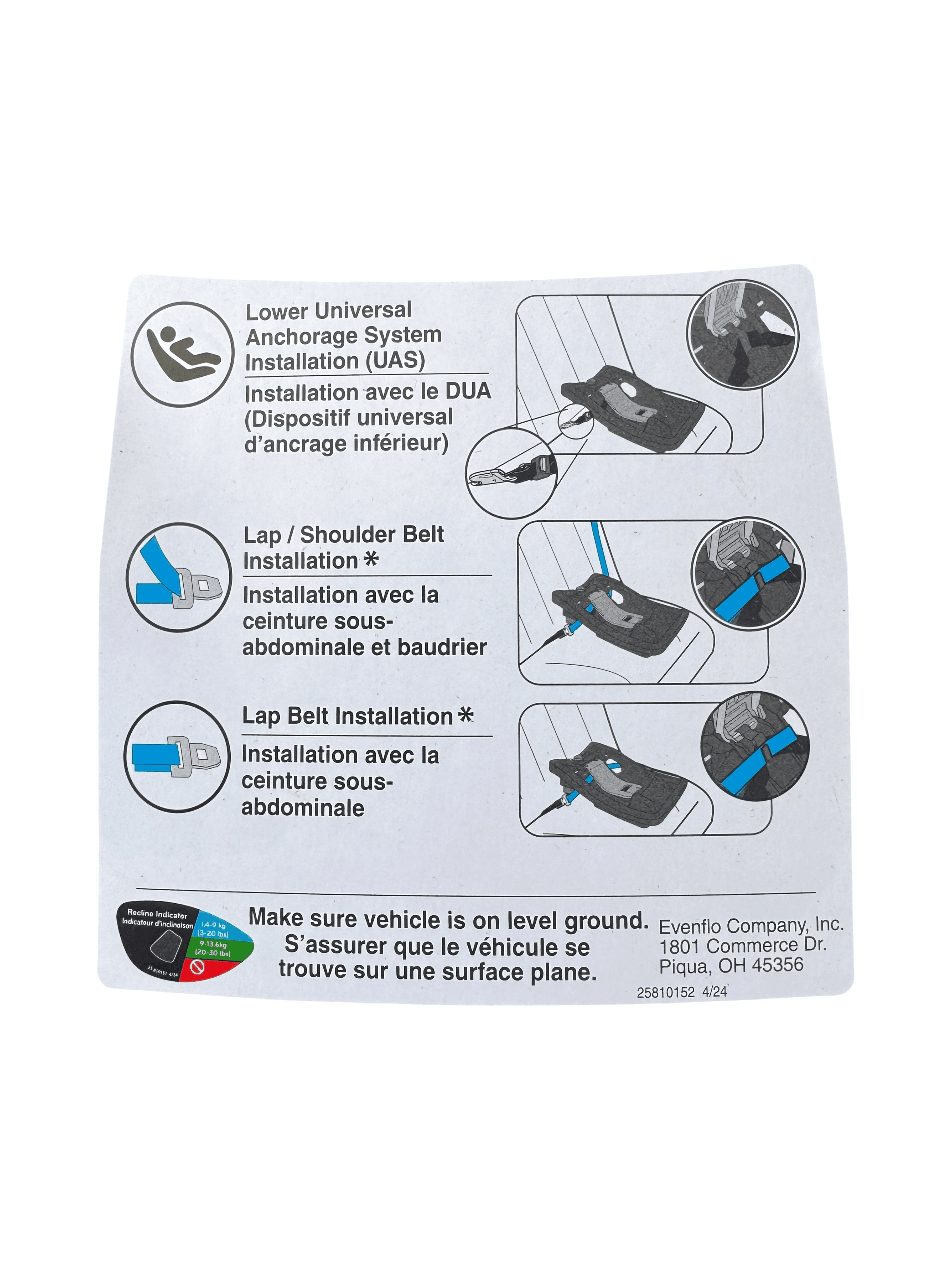 Evenflo Litemax 30 Infant Car Seat Base - Thumbnail 5