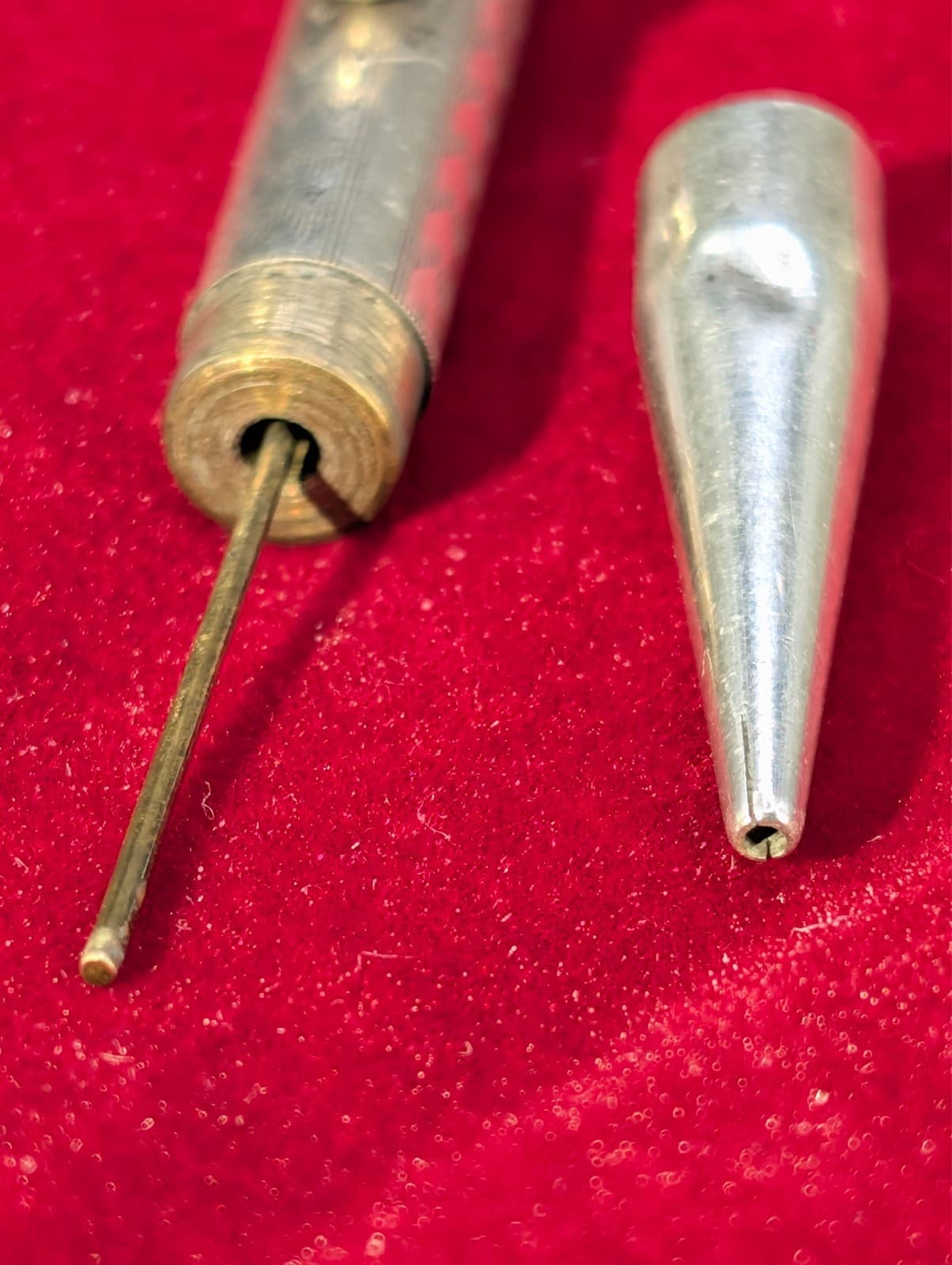 Antique Sterling Mabie Todd & Co. NY Silver Fyne Poynt Pencil Chatelaine - Thumbnail 8